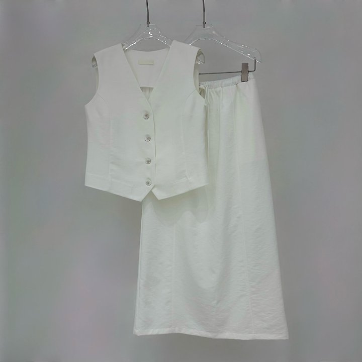 Neroli36 - Korean Women Fashion - #momslook - Low Long Skirt - 4