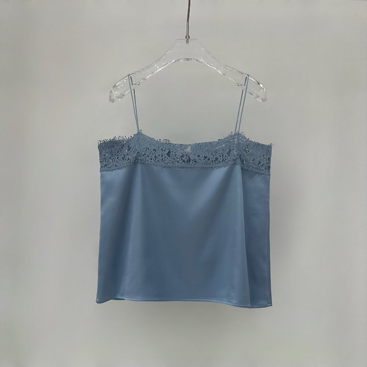 Neroli36 - Korean Women Fashion - #womensfashion - Lace Satin Camisole - 3