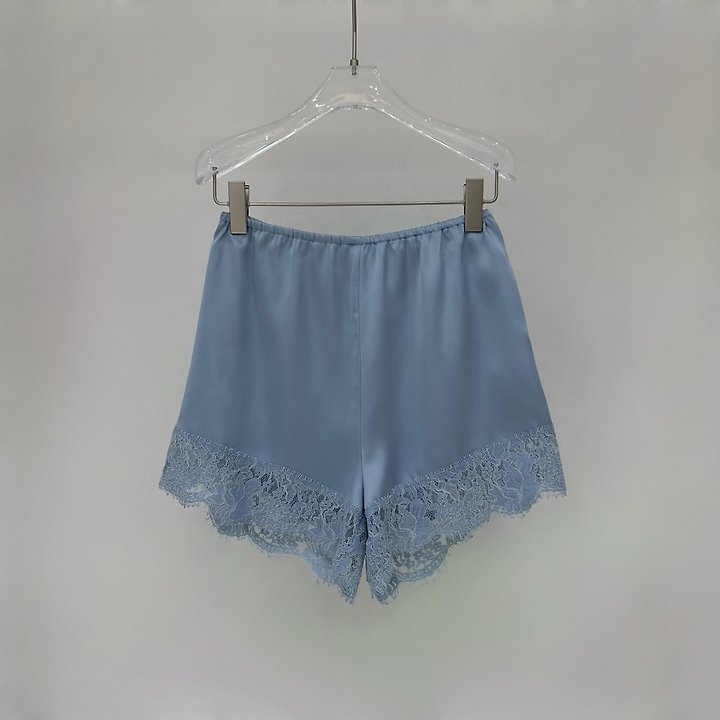 Neroli36 - Korean Women Fashion - #womensfashion - Lace Satin Shorts - 2