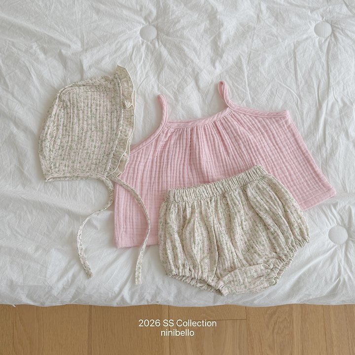 Ninibello - Korean Baby Fashion - #babyboutique - (BEBE) Kong Kong Frill Bonnet - 8