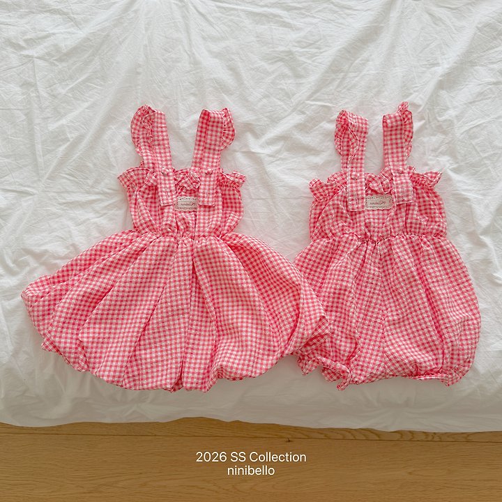 Ninibello - Korean Baby Fashion - #babyboutiqueclothing - (BEBE) Picnic Overall Suit - 7