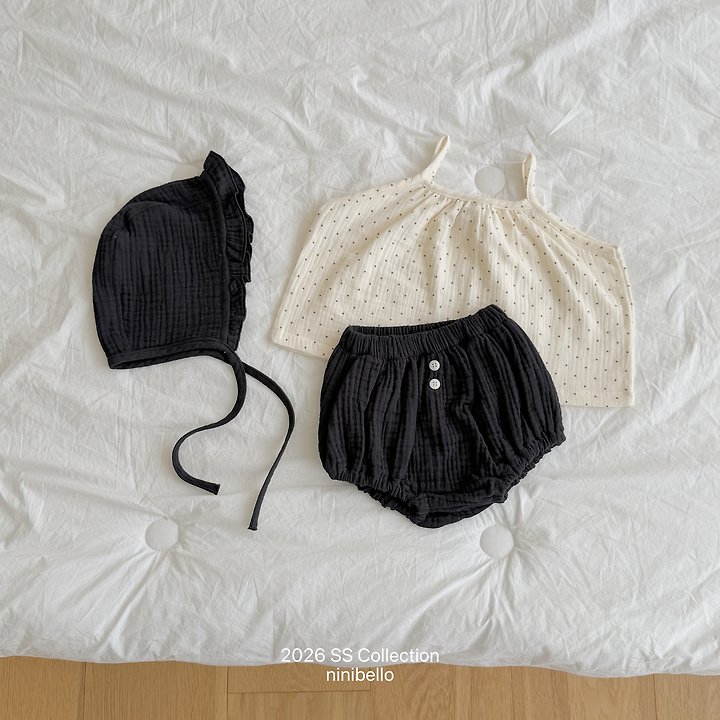 Ninibello - Korean Baby Fashion - #babyclothing - (BEBE) Kong Kong Frill Bonnet - 10
