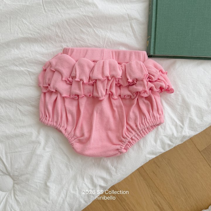 Ninibello - Korean Baby Fashion - #babyfever - (BEBE) Pepe Frill Bloomers - 2