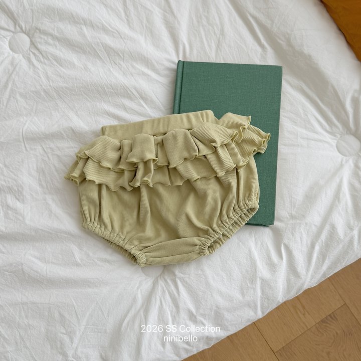 Ninibello - Korean Baby Fashion - #babyoninstagram - (BEBE) Pepe Frill Bloomers - 5