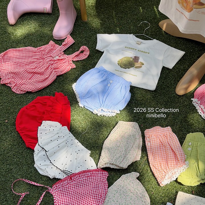 Ninibello - Korean Baby Fashion - #babyootd - (BEBE) Scoop Scoop Tee - 10