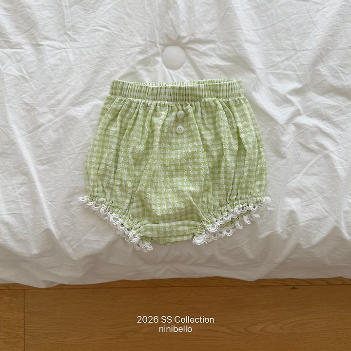 Ninibello - Korean Baby Fashion - #babyootd - (BEBE) Sweet Lace Bloomers - 7