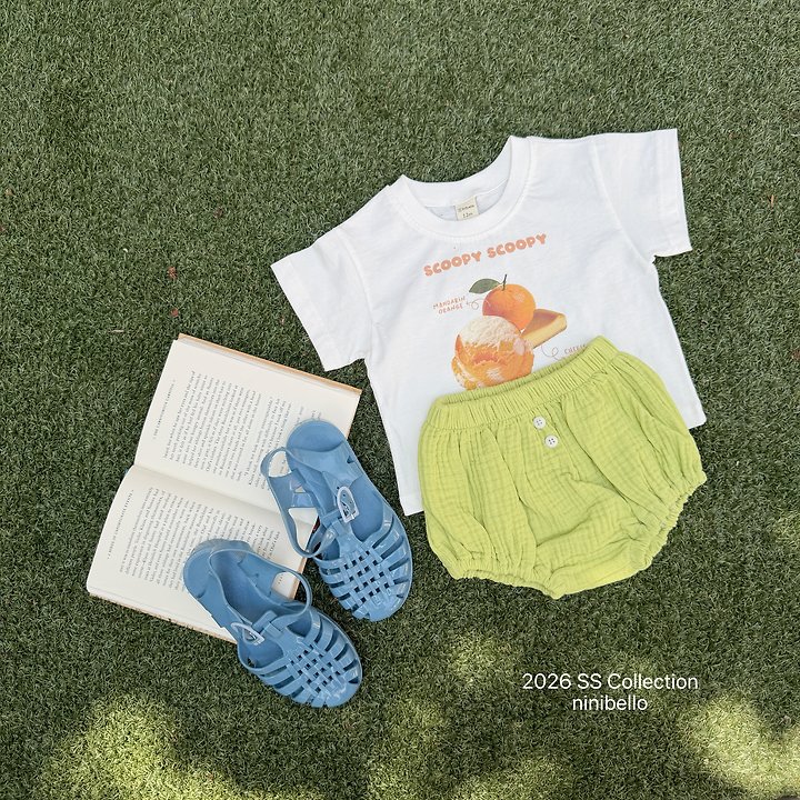 Ninibello - Korean Baby Fashion - #babyoutfit - (BEBE) Scoop Scoop Tee - 11