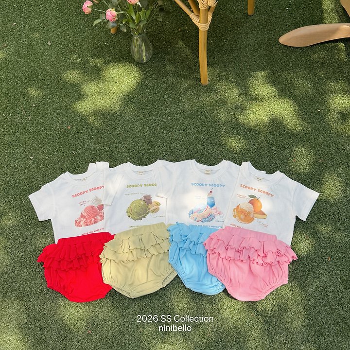 Ninibello - Korean Baby Fashion - #babyoutfit - (BEBE) Pepe Frill Bloomers - 8