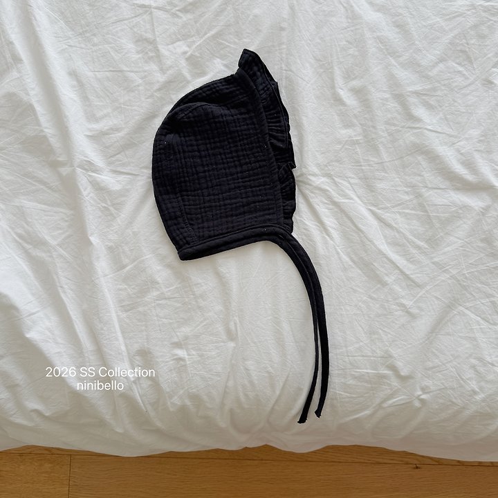 Ninibello - Korean Baby Fashion - #babyoutfit - (BEBE) Kong Kong Frill Bonnet - 4