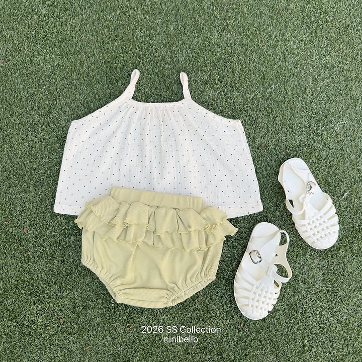 Ninibello - Korean Baby Fashion - #onlinebabyboutique - (BEBE) Pepe Frill Bloomers - 10