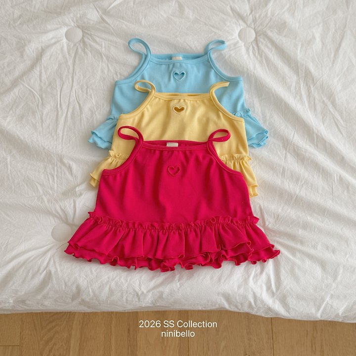 Ninibello - Korean Children Fashion - #discoveringself - Joy Heart Punching Sleeveless Top