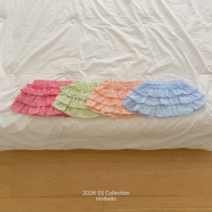 Ninibello - Korean Children Fashion - #kidzfashiontrend - Sweet Tiered Skirt