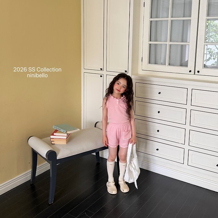 Ninibello - Korean Children Fashion - #magicofchildhood - Romy Frill Sleeveless Tee - 7