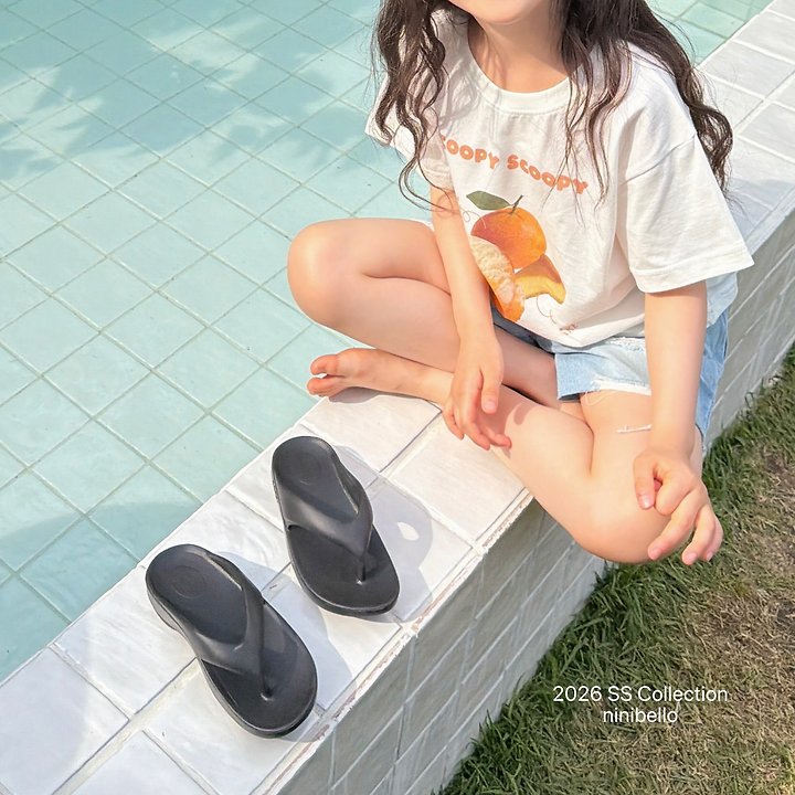 Ninibello - Korean Women Fashion - #womensfashion - Scoop Scoop Short Sleeve Tee (with Mom) - 4