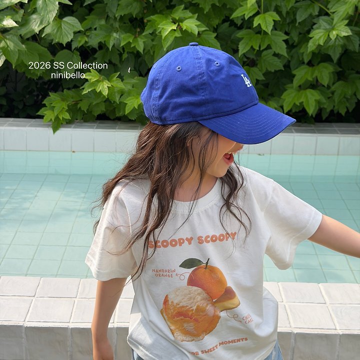 Ninibello - Korean Women Fashion - #womensfashion - Scoop Scoop Short Sleeve Tee (with Mom) - 3