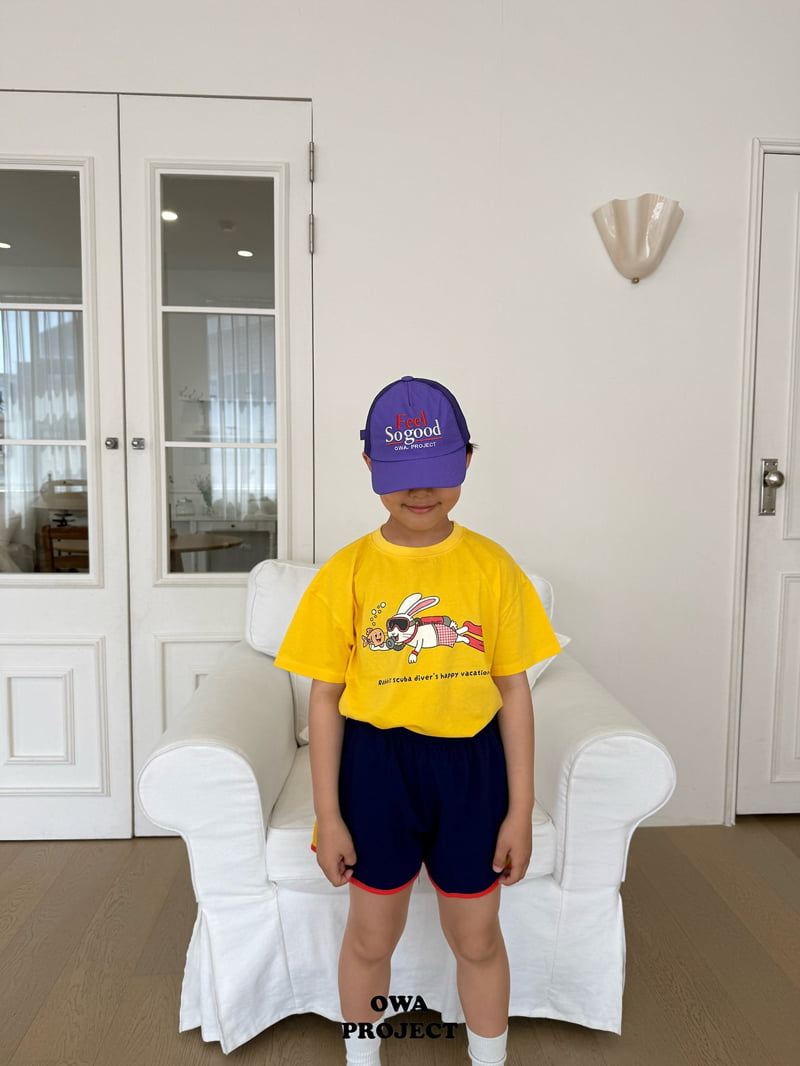 O Wa - Korean Children Fashion - #Kfashion4kids - Scuba Rabbit Tee - 5