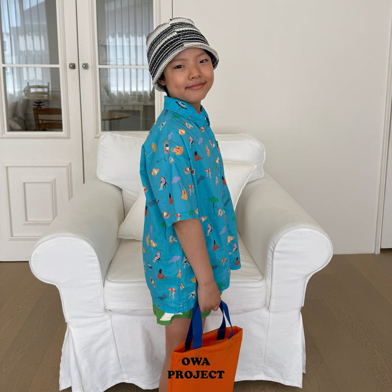 O Wa - Korean Children Fashion - #childofig - Beach Shirt - 5