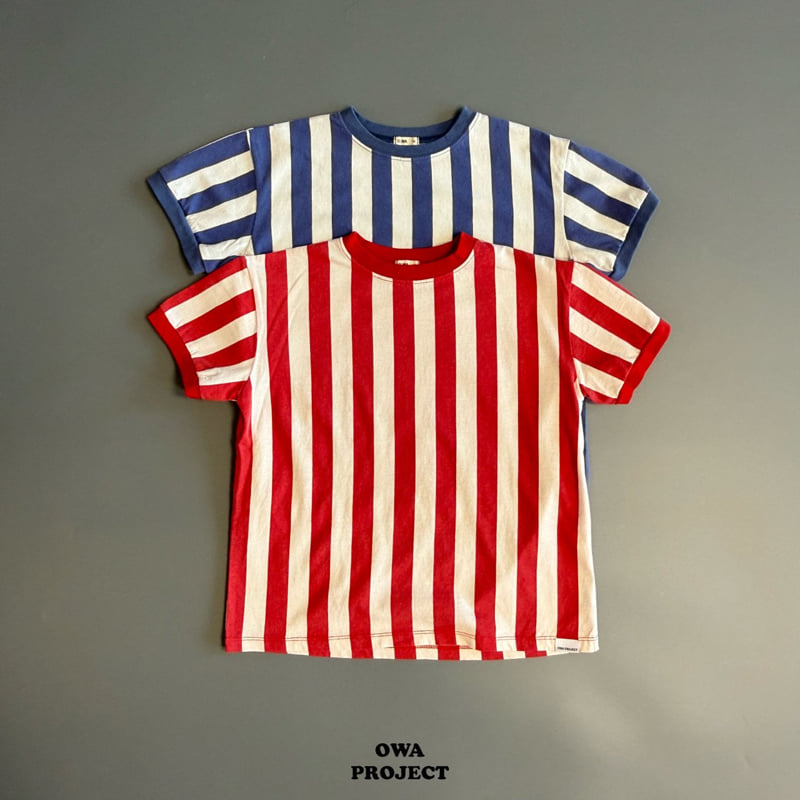 O Wa - Korean Children Fashion - #kidsstore - Striped Tee