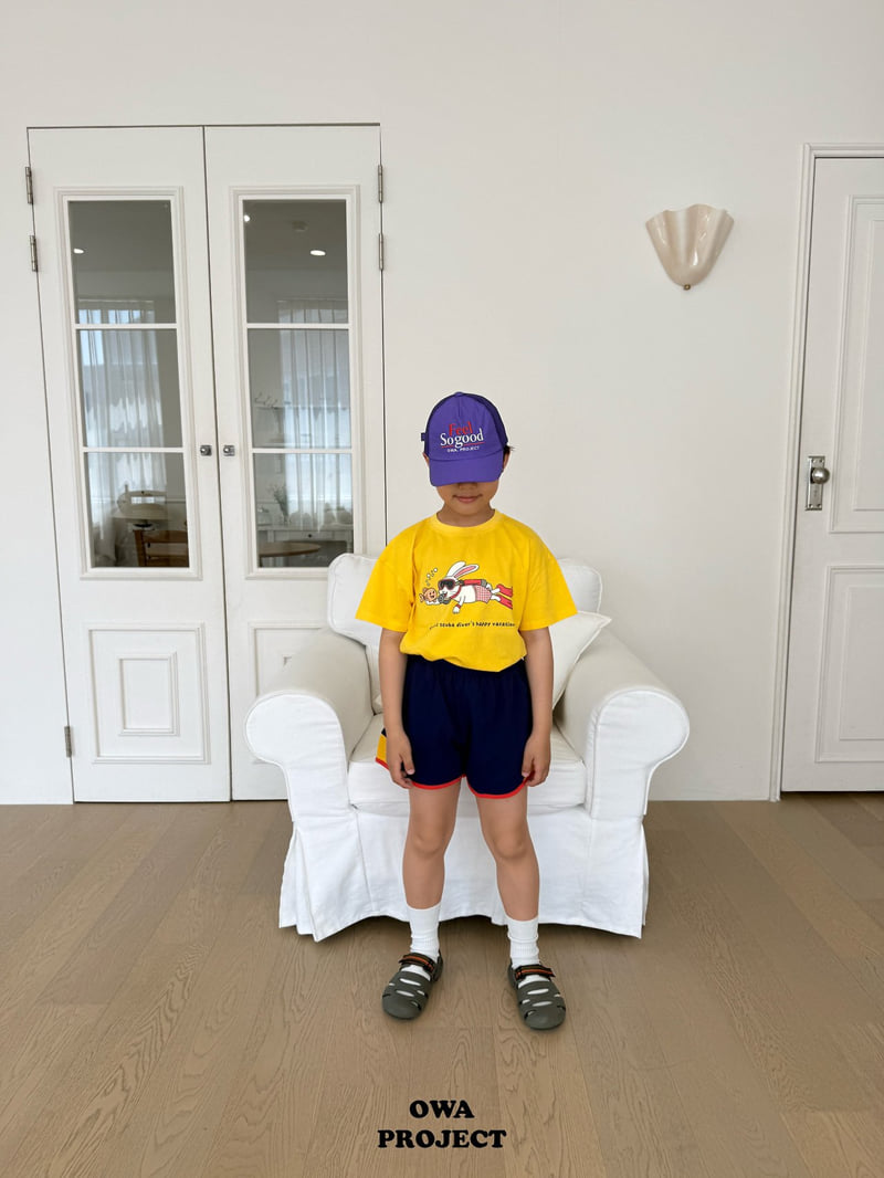 O Wa - Korean Children Fashion - #littlefashionista - Scuba Rabbit Tee - 6