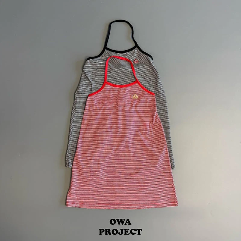 O Wa - Korean Children Fashion - #littlefashionista - Single Halter One-piece