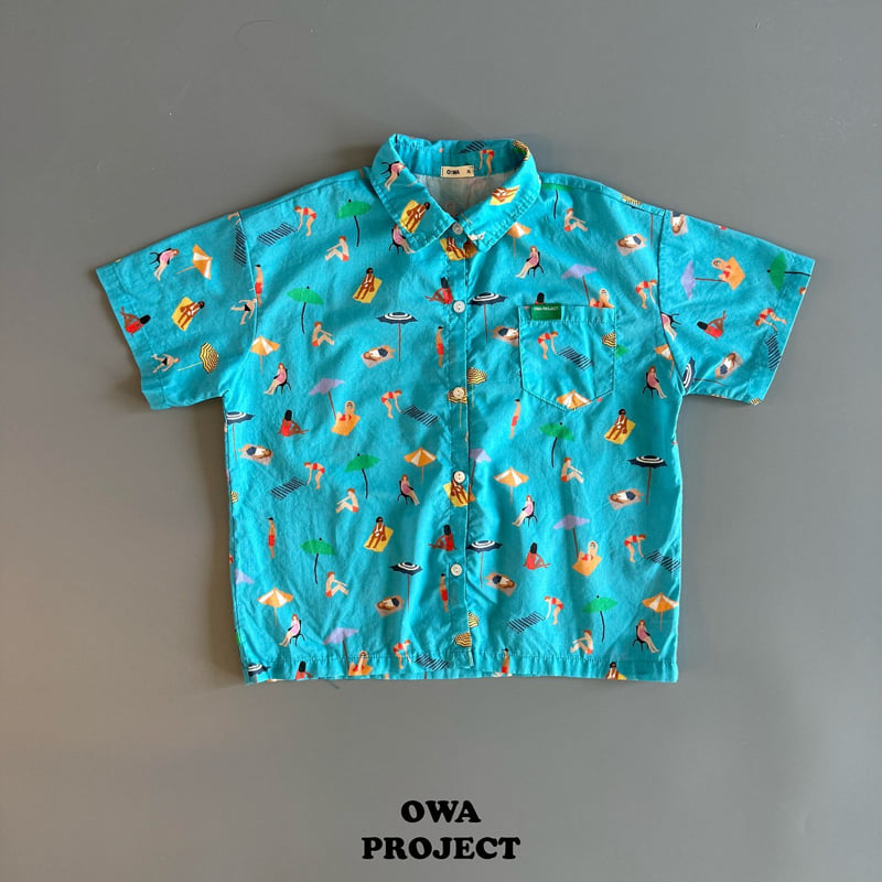O Wa - Korean Children Fashion - #prettylittlegirls - Beach Shirt