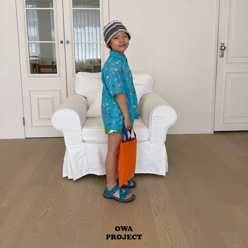 O Wa - Korean Children Fashion - #toddlerclothing - Beach Shirt - 3