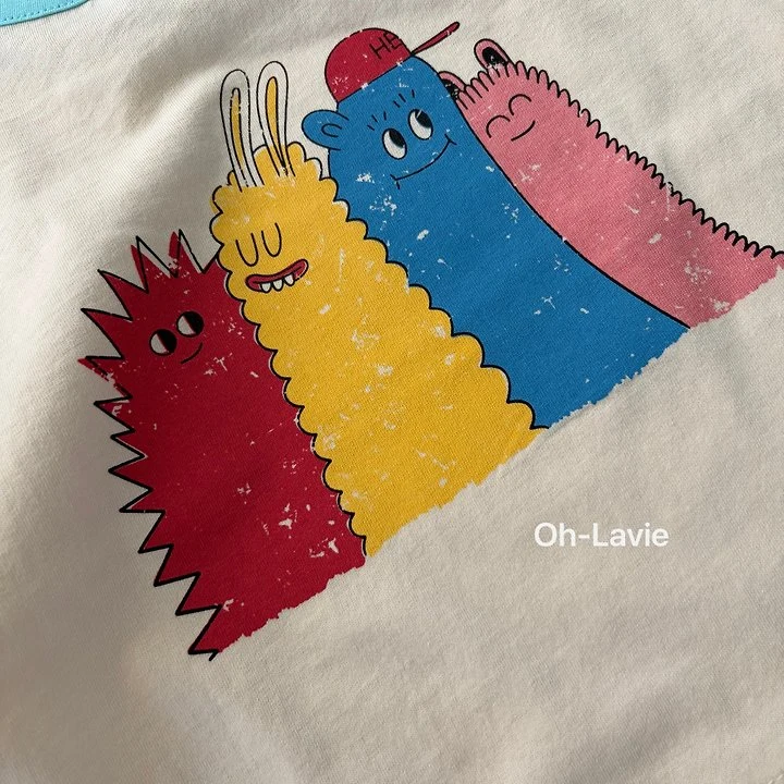 Oh lavie - Korean Baby Fashion - #babywear - Monster Raglan Baby Suit - 11