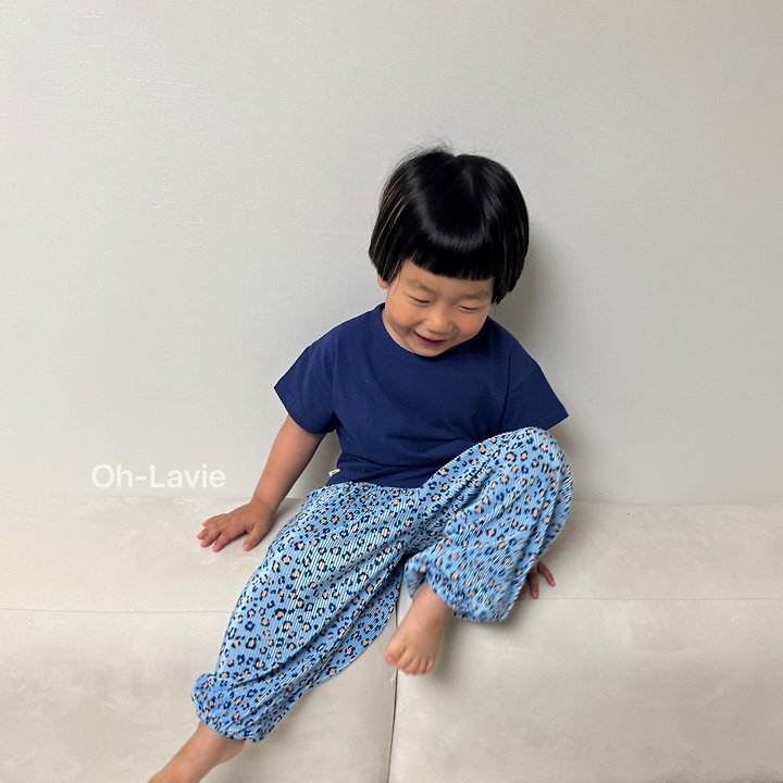 Oh lavie - Korean Children Fashion - #Kfashion4kids - Leopard Pleats Jogger Pants - 12