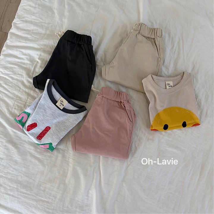 Oh lavie - Korean Children Fashion - #Kfashion4kids - Basic Cotton Pants - 10