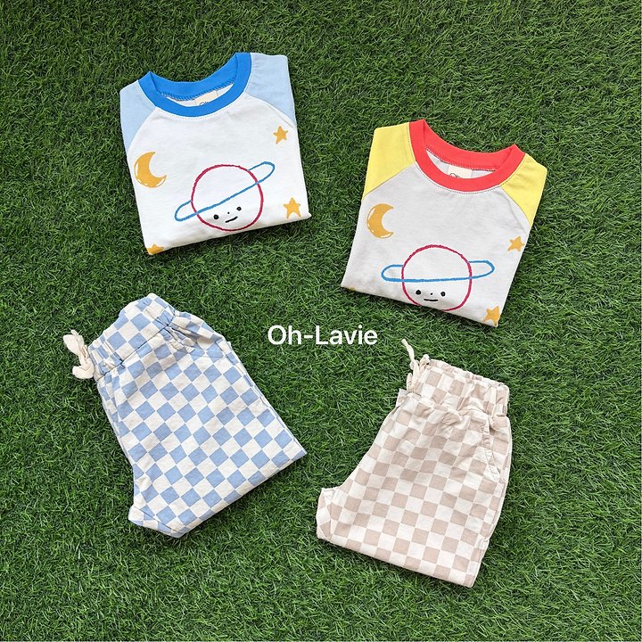 Oh lavie - Korean Children Fashion - #Kfashion4kids - Space Star Raglan Tee - 5