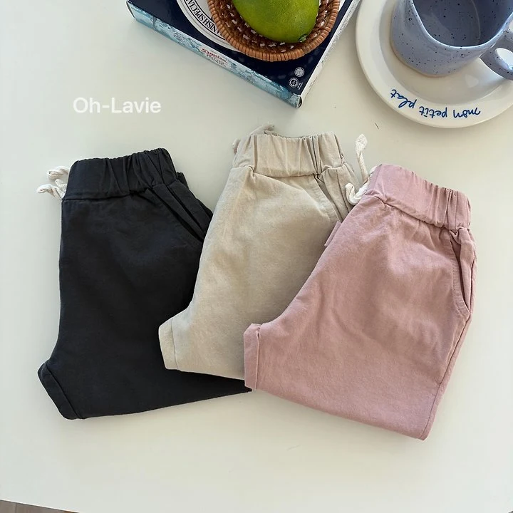 Oh lavie - Korean Children Fashion - #childofig - Basic Cotton Pants - 2