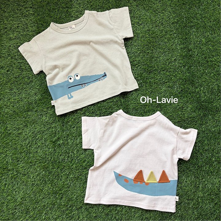 Oh lavie - Korean Children Fashion - #childofig - Roar Short Sleeve Tee - 7