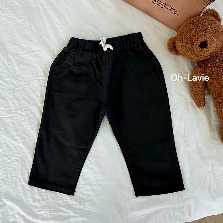 Oh lavie - Korean Children Fashion - #childrensboutique - Basic Cotton Pants - 4