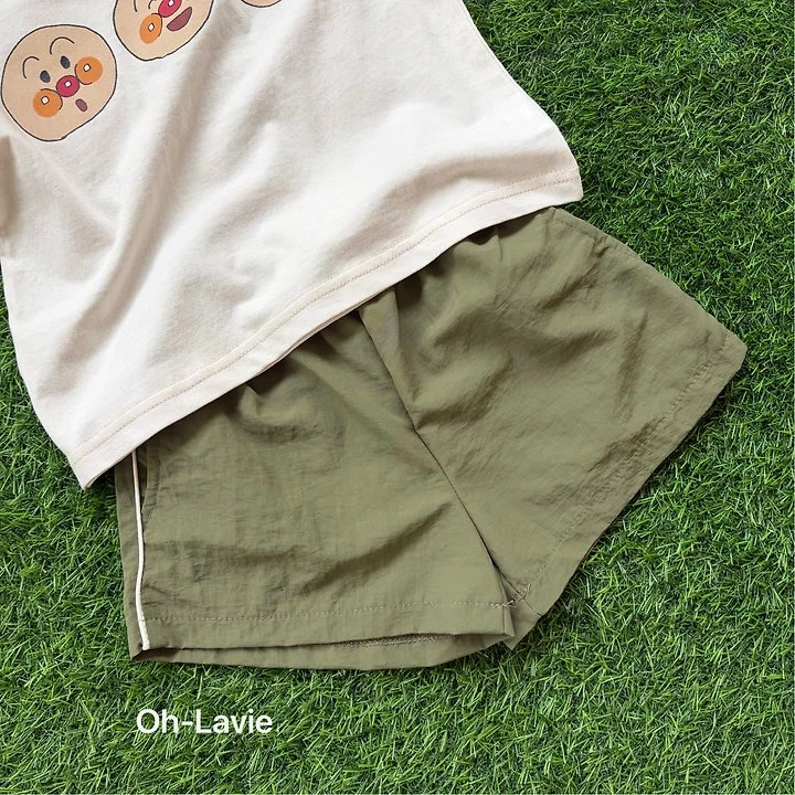 Oh lavie - Korean Children Fashion - #designkidswear - Side Stripe Shorts - 7