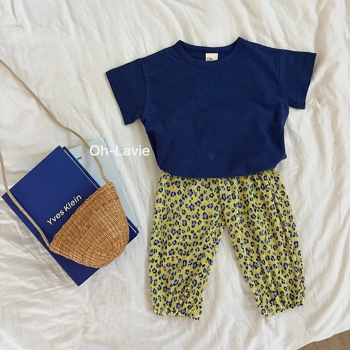 Oh lavie - Korean Children Fashion - #discoveringself - Leopard Pleats Jogger Pants - 7
