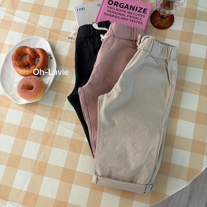 Oh lavie - Korean Children Fashion - #fashionkids - Basic Cotton Pants - 6