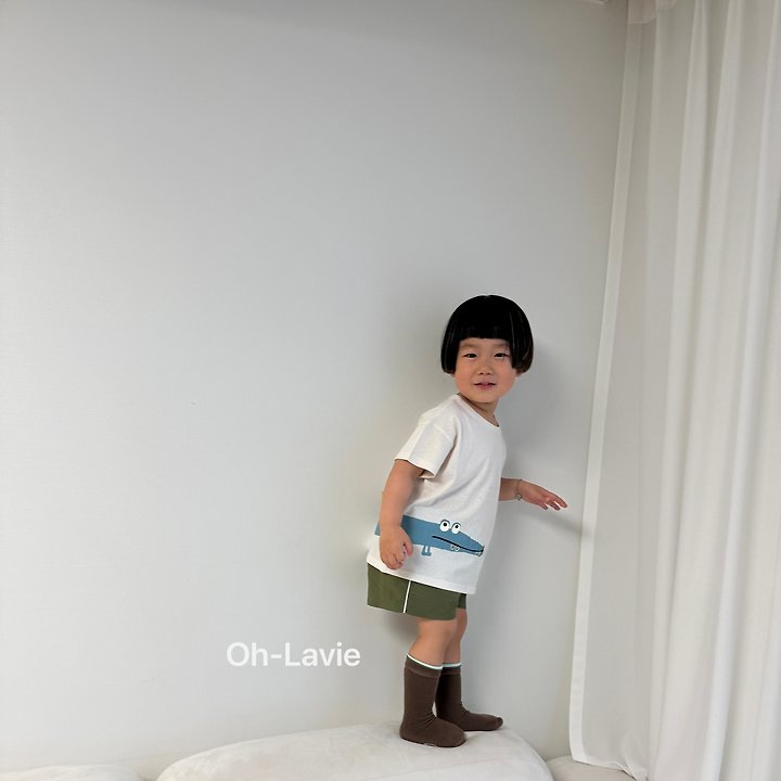 Oh lavie - Korean Children Fashion - #fashionkids - Roar Short Sleeve Tee - 11