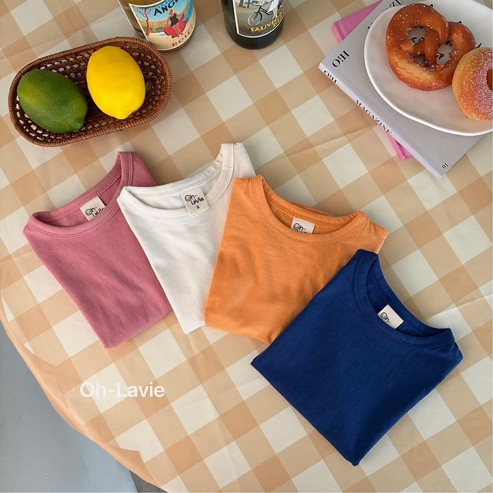 Oh lavie - Korean Children Fashion - #kidsshorts - Shine Short Sleeve Tee - 8