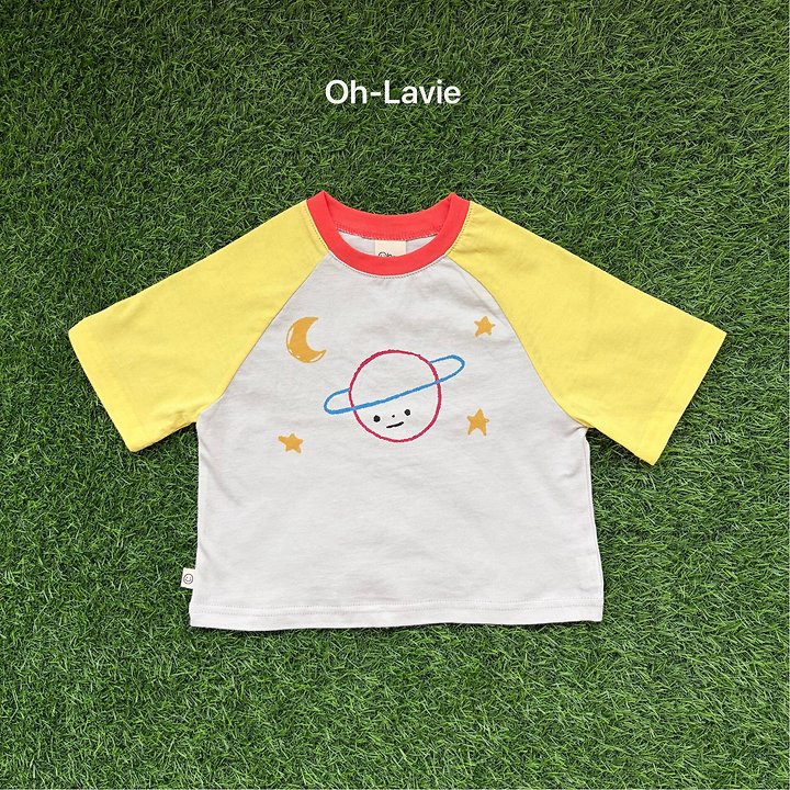 Oh lavie - Korean Children Fashion - #kidsstore - Space Star Raglan Tee - 3