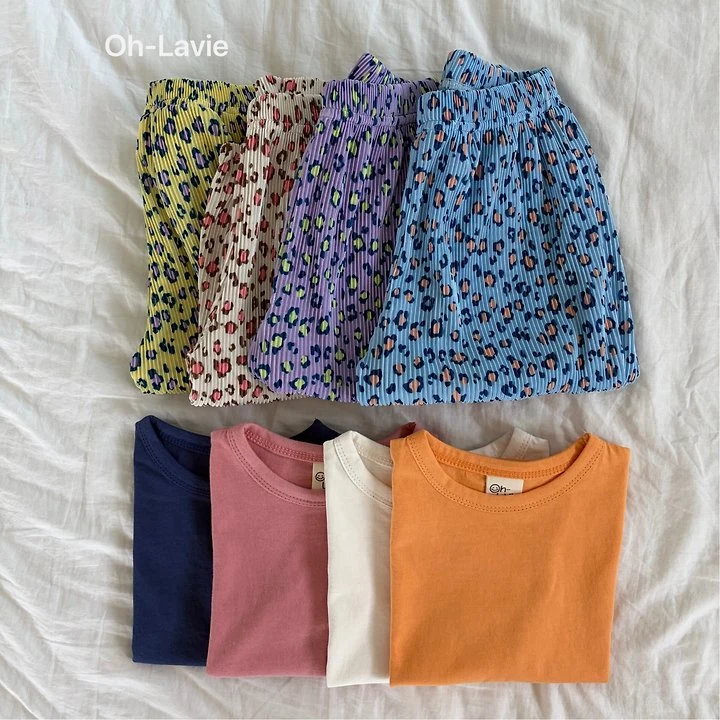 Oh lavie - Korean Children Fashion - #kidzfashiontrend - Shine Short Sleeve Tee - 10