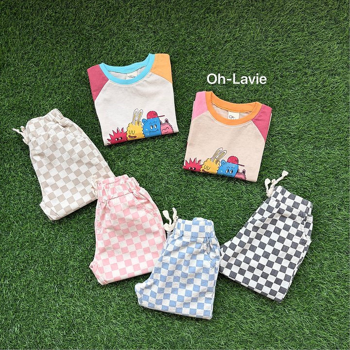 Oh lavie - Korean Children Fashion - #kidzfashiontrend - Monster Raglan Tee - 5
