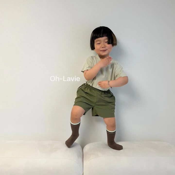 Oh lavie - Korean Children Fashion - #kidzfashiontrend - Side Stripe Shorts - 12