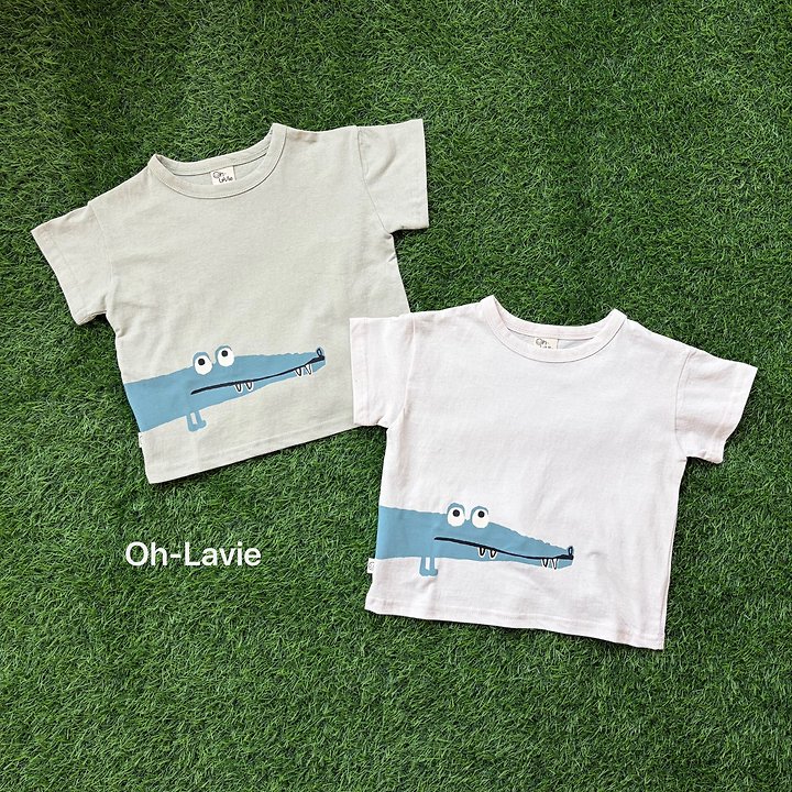 Oh lavie - Korean Children Fashion - #magicofchildhood - Roar Short Sleeve Tee