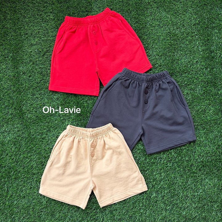 Oh lavie - Korean Children Fashion - #minifashionista - Button Shorts - 5