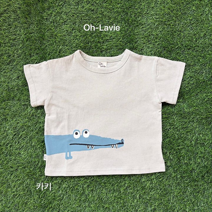 Oh lavie - Korean Children Fashion - #minifashionista - Roar Short Sleeve Tee - 2