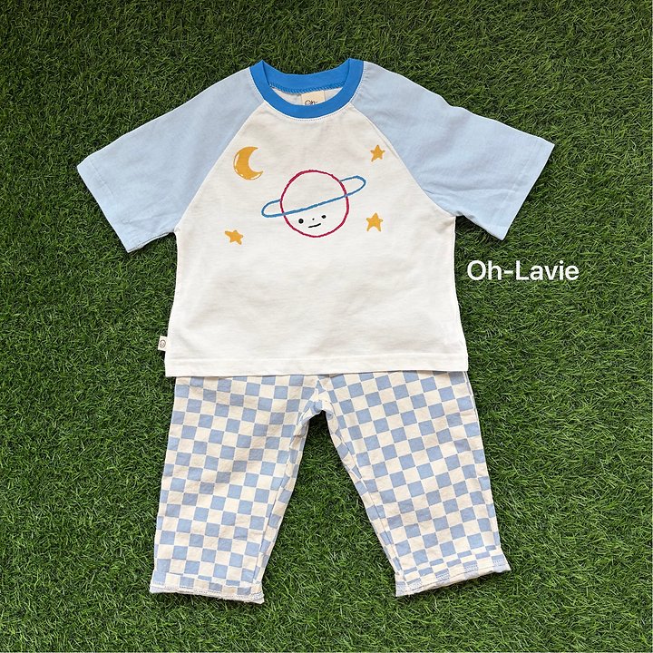 Oh lavie - Korean Children Fashion - #prettylittlegirls - Space Star Raglan Tee - 9