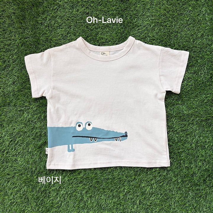 Oh lavie - Korean Children Fashion - #prettylittlegirls - Roar Short Sleeve Tee - 3