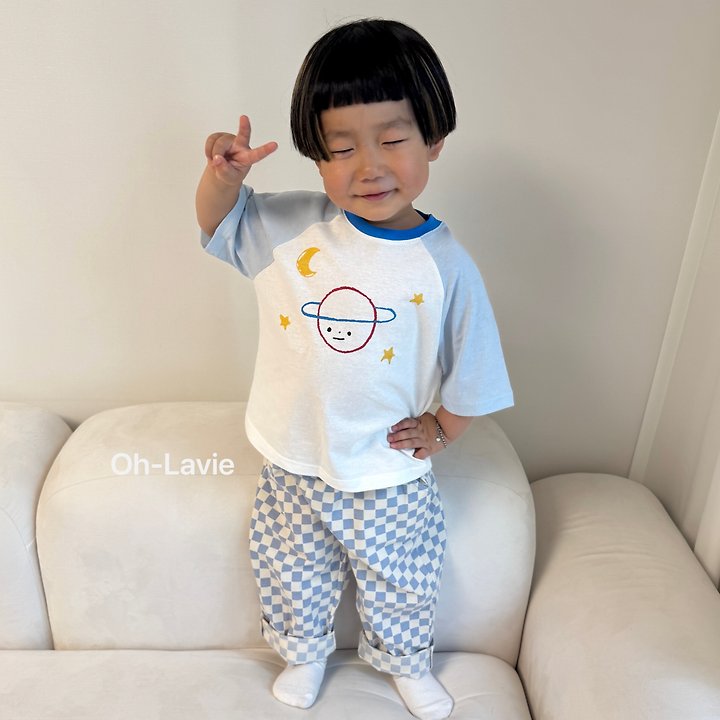 Oh lavie - Korean Children Fashion - #stylishchildhood - Space Star Raglan Tee - 12