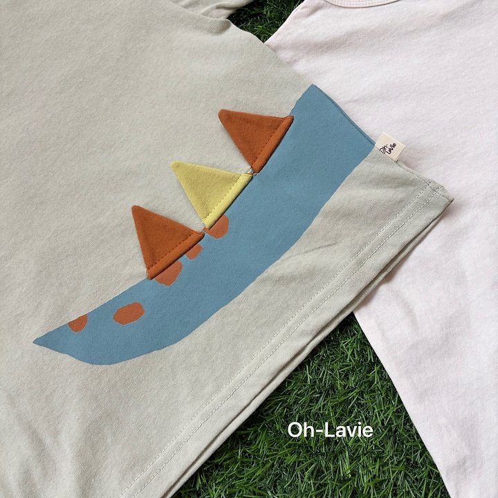 Oh lavie - Korean Children Fashion - #stylishchildhood - Roar Short Sleeve Tee - 6