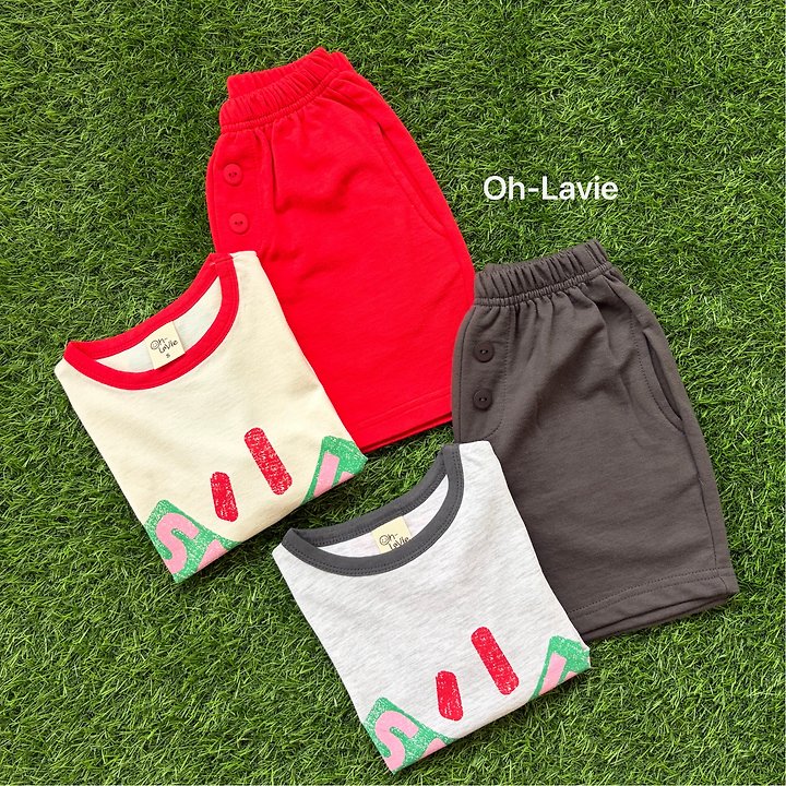 Oh lavie - Korean Children Fashion - #toddlerclothing - Button Shorts - 8